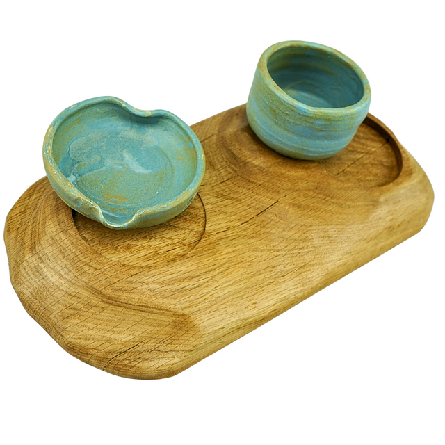 Salt Pot and Spoon Rest