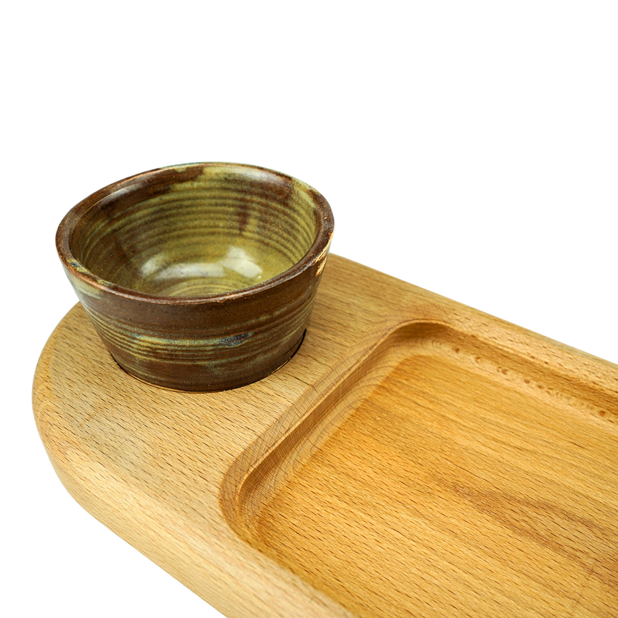 Oak recess with Dipping Pot
