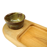 Oak recess with Dipping Pot