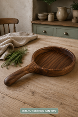 Walnut Serving Pan with Handle – Choose Your Exact Piece