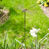 Pantala Metal Dragonfly Garden Stake Decoration