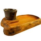 Serving Board With Dipping Pot
