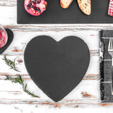 slate heart placemat