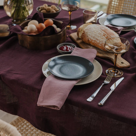 Woodrose Linen Napkin Set Of 2