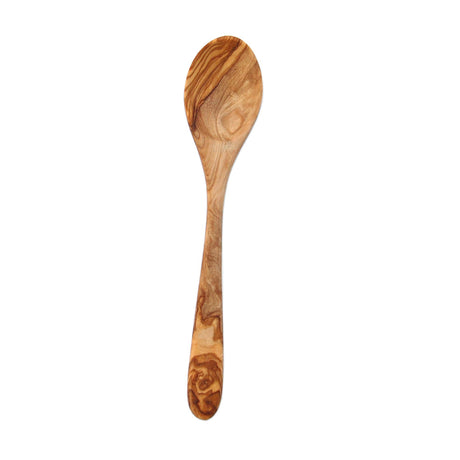 Wooden spoon on a white background