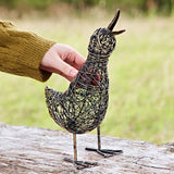 Aarti Small Slim Wire Duck Garden Ornament