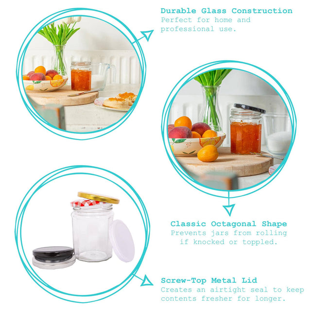 450ml Glass Storage Jar with Lid | Personalised & Bulk Discounts