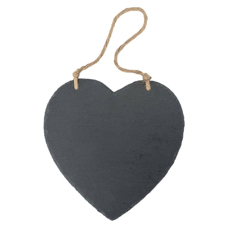 Personalised Heart Slate Hanging Memo Board