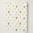 Daisy & Beehive Wrapping Paper – Botanical Bee Gift Wrap