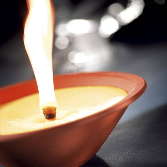 Outdoor Citronella Terracotta Candle Dish