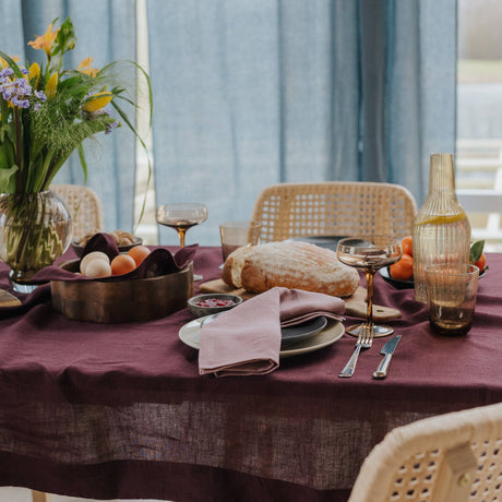 Woodrose Linen Napkin Set Of 2