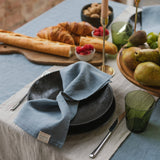 Dark Grey Linen Napkin Set Of 2
