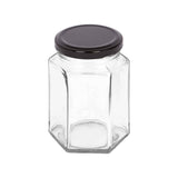 personalised 250ml Glass Storage Jar with White Lid