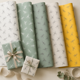 Dragonfly Wrapping Paper – A1 Gift Wrap Sheets in 90gsm or 140gsm