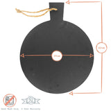 Round Slate Serving Board with Handle – Personalised or Blank