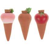 Terracotta Watering Spikes – Vegetable Designs, Set of 3
