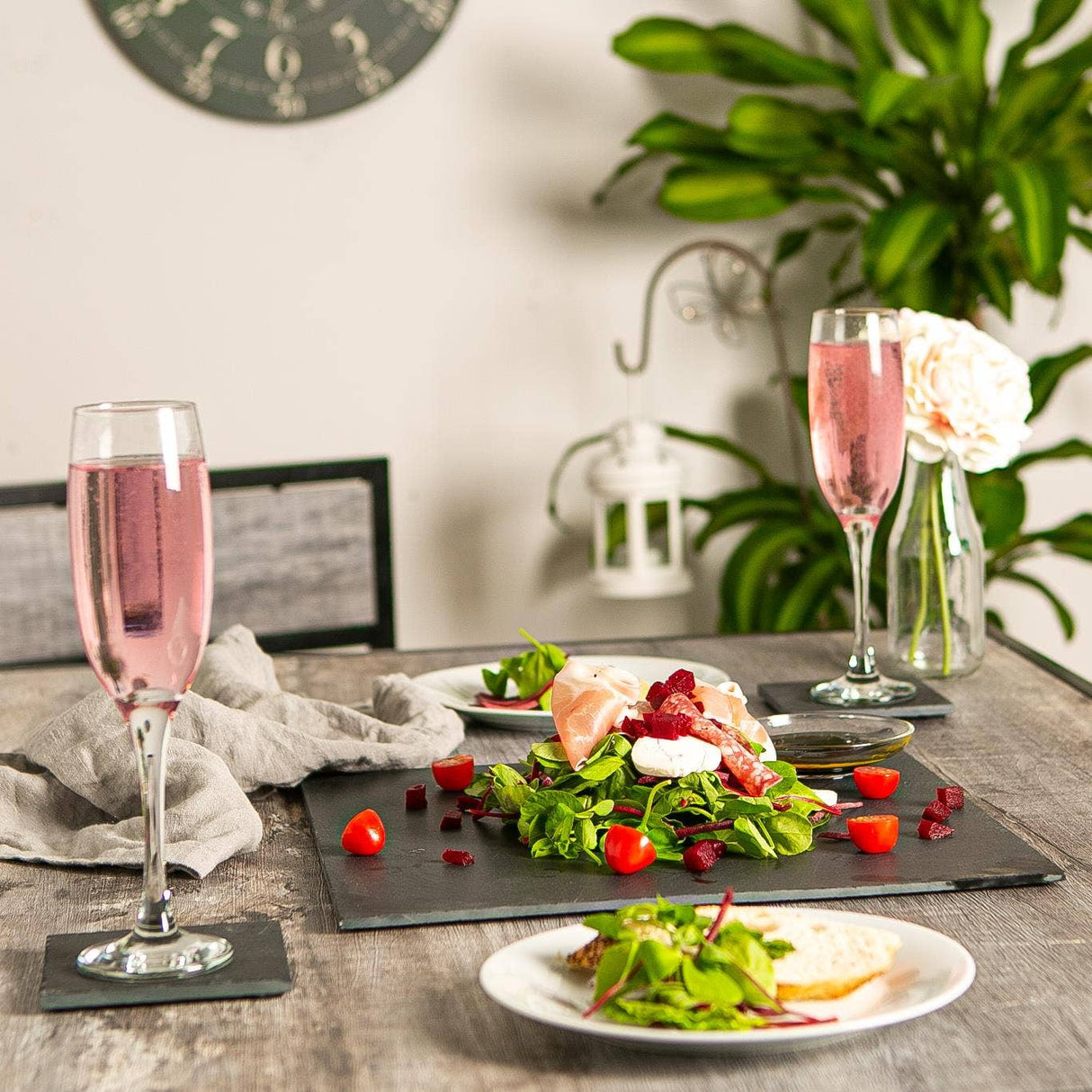Square Natural Slate Placemat – 33cm