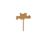 Wooden Garden Markers: Bubble Edition (set of 29)