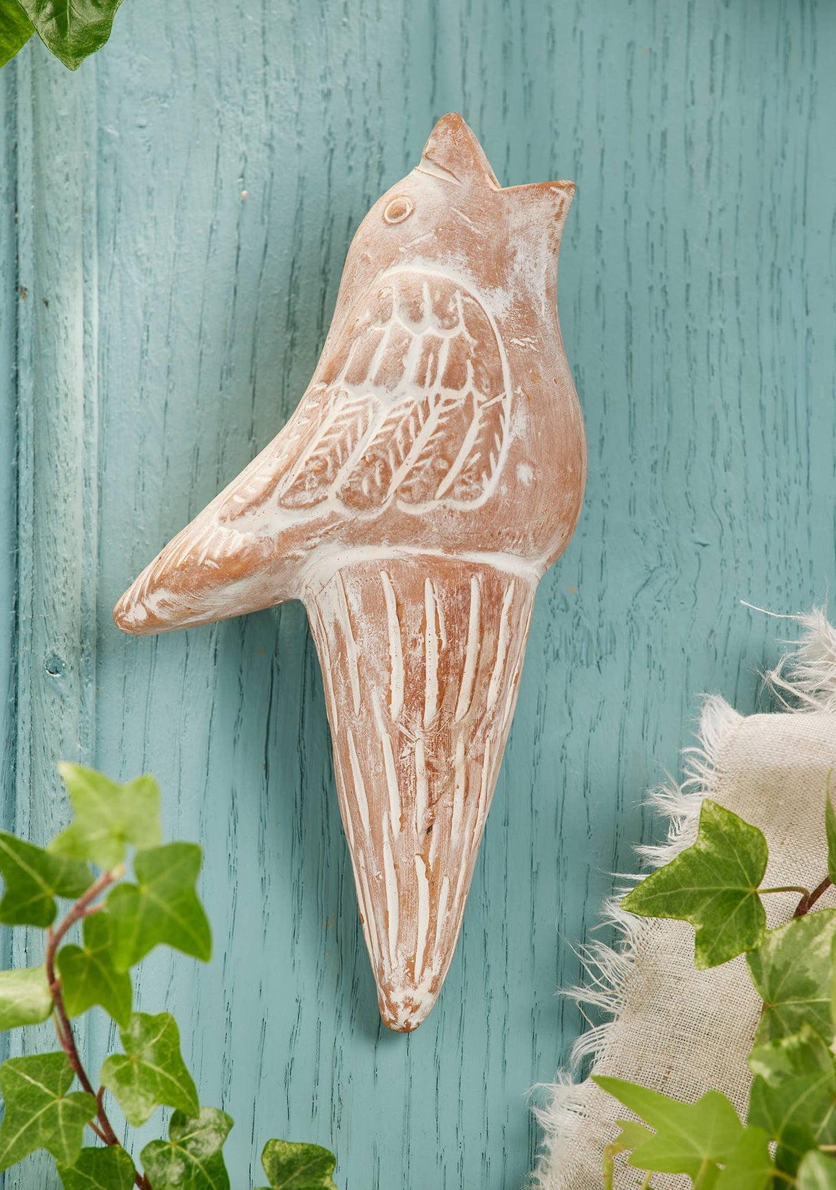 Bird watering spike terracotta 