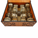 Christmas Advent Village (Light wood)