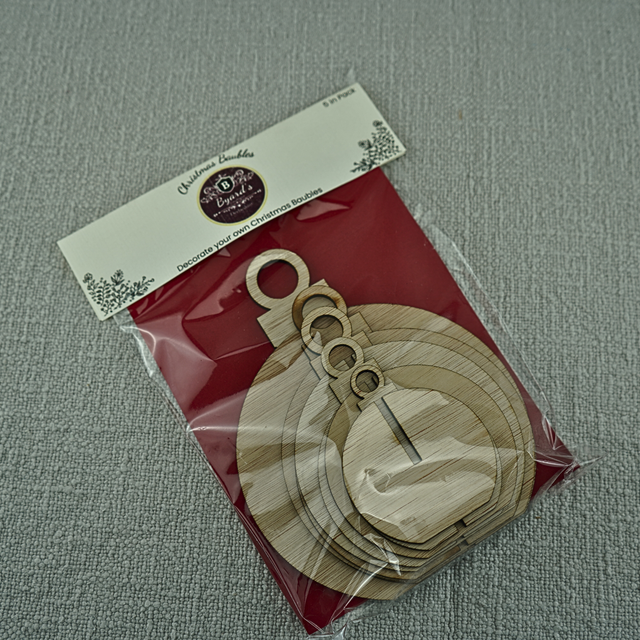 Christmas Baubles - Decorate your own