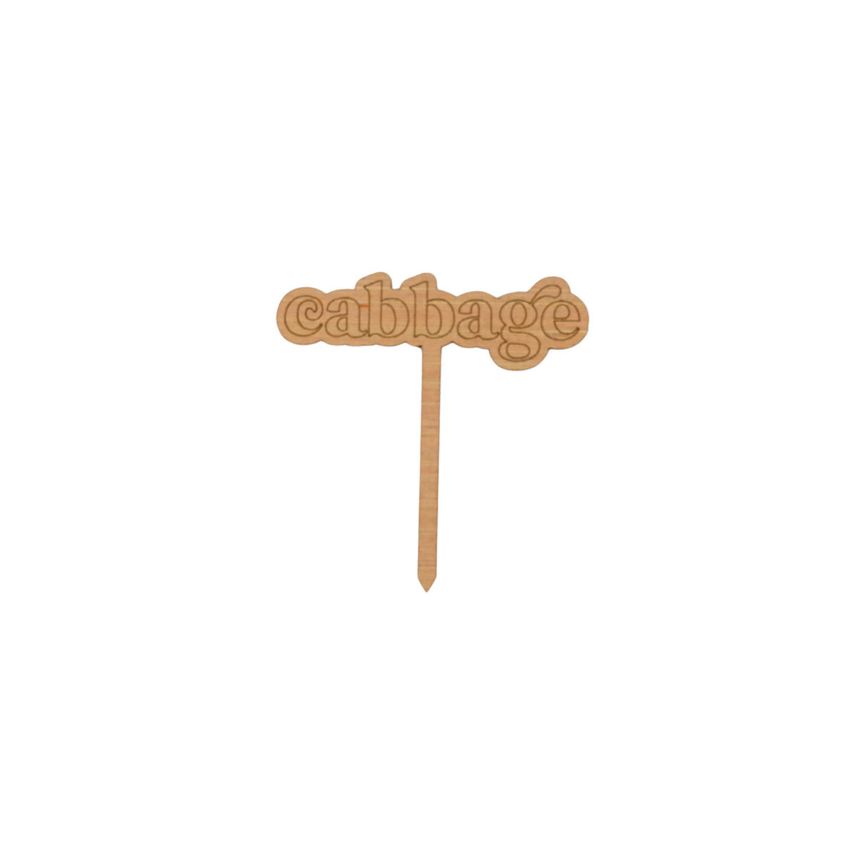 Wooden Garden Markers: Bubble Edition (set of 29)