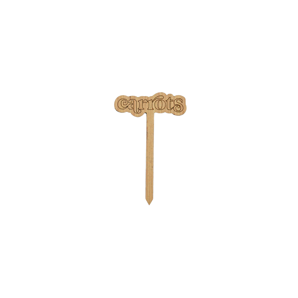 Wooden Garden Markers: Bubble Edition (set of 29)