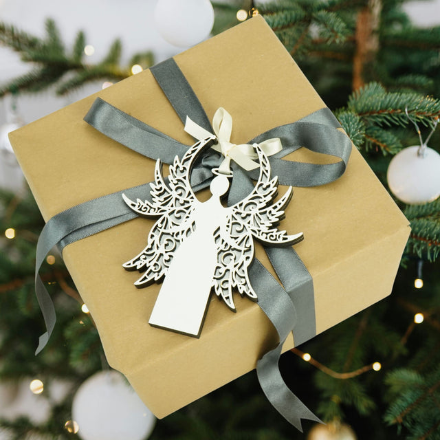 Elegant White Angel Gift Tag - Angel One