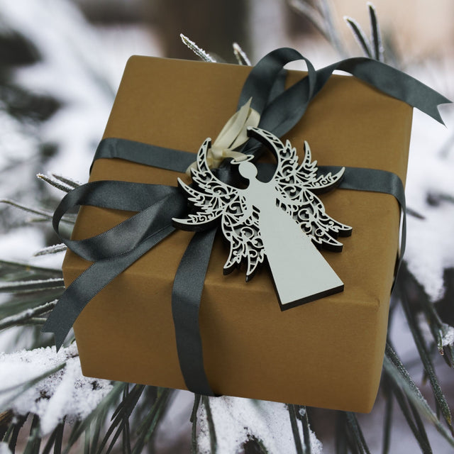 Elegant White Angel Gift Tag - Angel Two