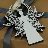 Elegant White Angel Gift Tag - Angel Two
