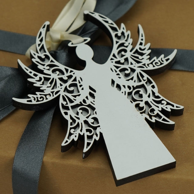 Elegant White Angel Gift Tag - Angel Two