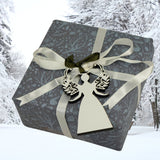 Elegant White Angel Gift Tag - Angel Four