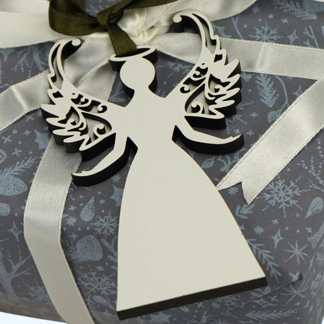 Elegant White Angel Gift Tag - Angel Four