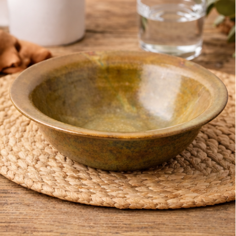 Decorative Stoneware Bowl