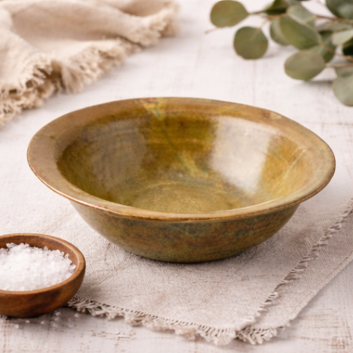 Decorative Stoneware Bowl