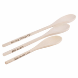 Stir engraved spoons
