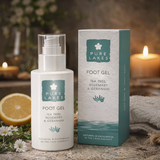 Foot gel with packaging and 'Pure Lakes' branding
