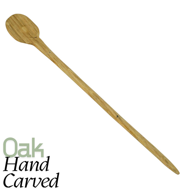 Leather Hair Barrette – Silver Fox on Black Leather with Oak Stick