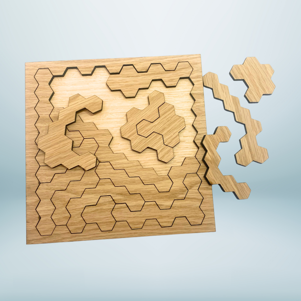 Tessellation-Herausforderungspuzzle: „Hard Hex Edition“