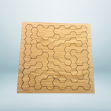 Tessellation-Herausforderungspuzzle: „Hard Hex Edition“