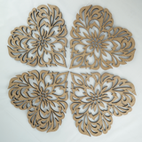 Heart Placemats set of 4