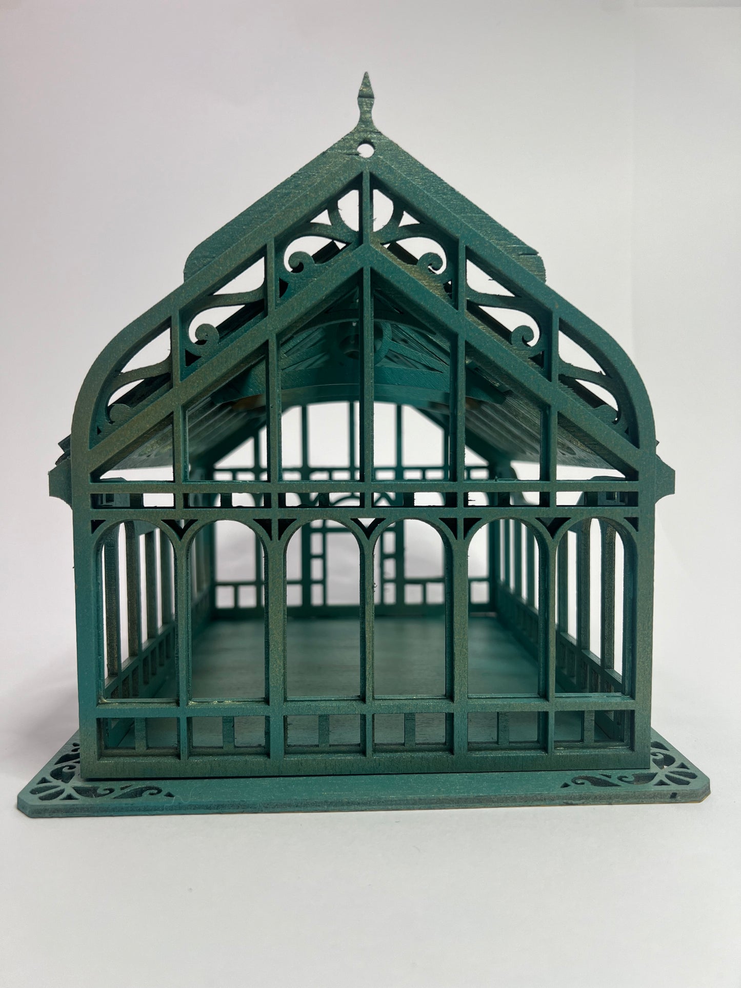 Victorian Greenhouse Box "Green Shimmer Edition"