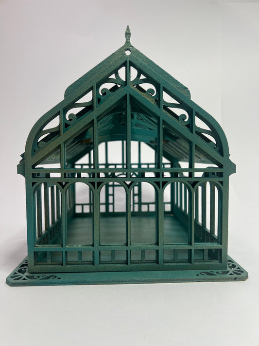 Victorian Greenhouse Box "Green Shimmer Edition"