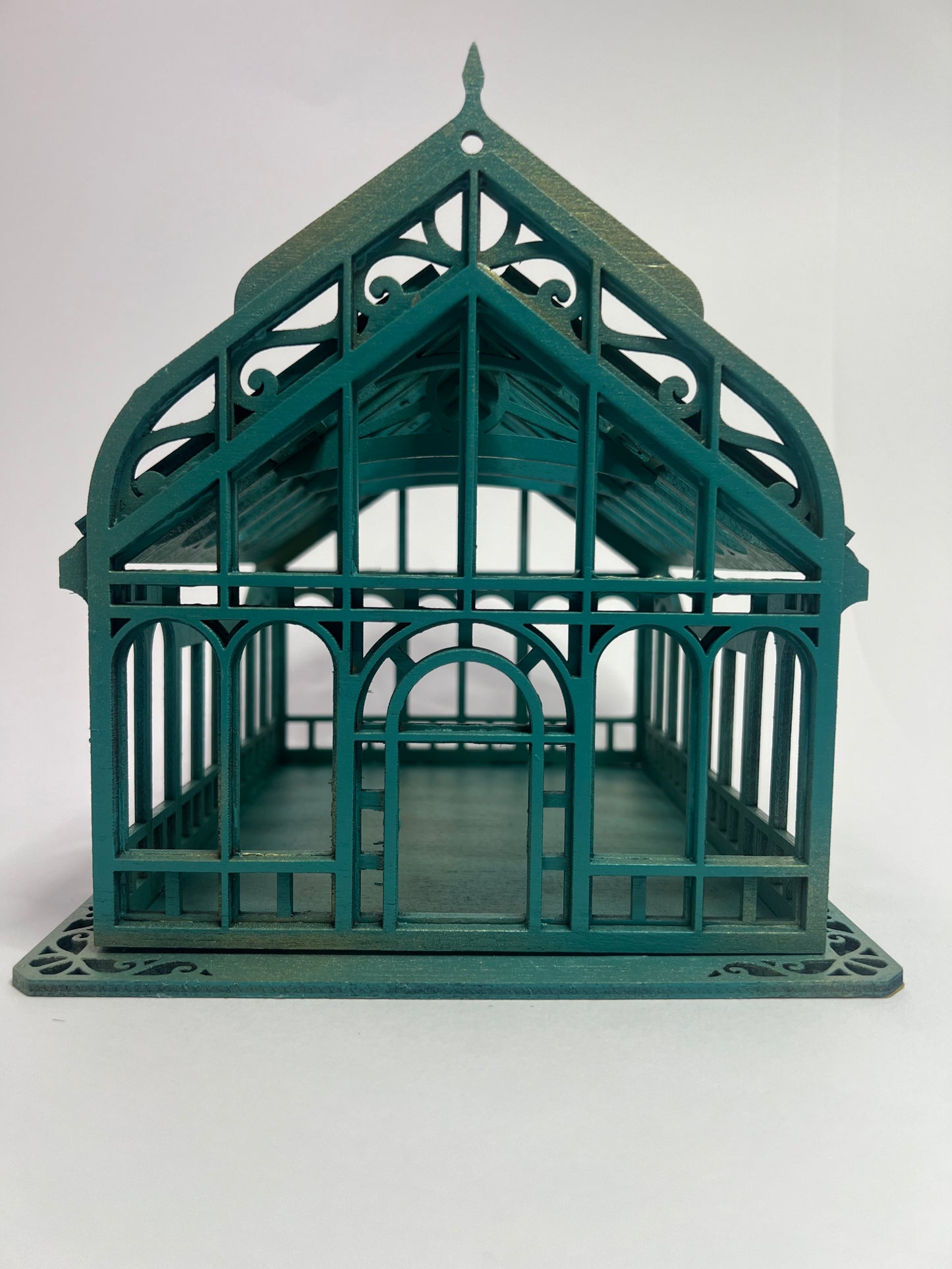 Victorian Greenhouse Box "Green Shimmer Edition"