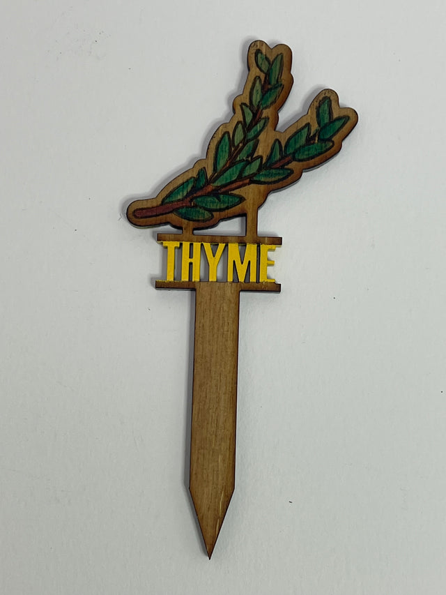 "Pick your own" Illustrated Hand-Painted Garden Plant Identifiers