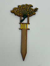 "Pick your own" Illustrated Hand-Painted Garden Plant Identifiers