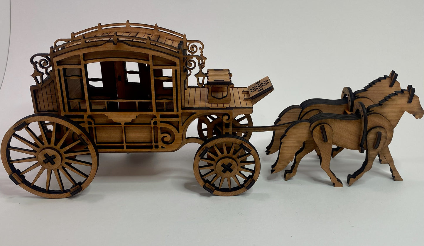 Horse and Carriage Model Kit