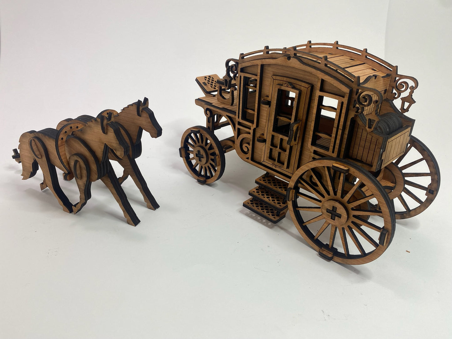 Horse and Carriage Model Kit