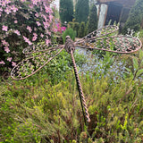Pantala Metal Dragonfly Garden Stake Decoration