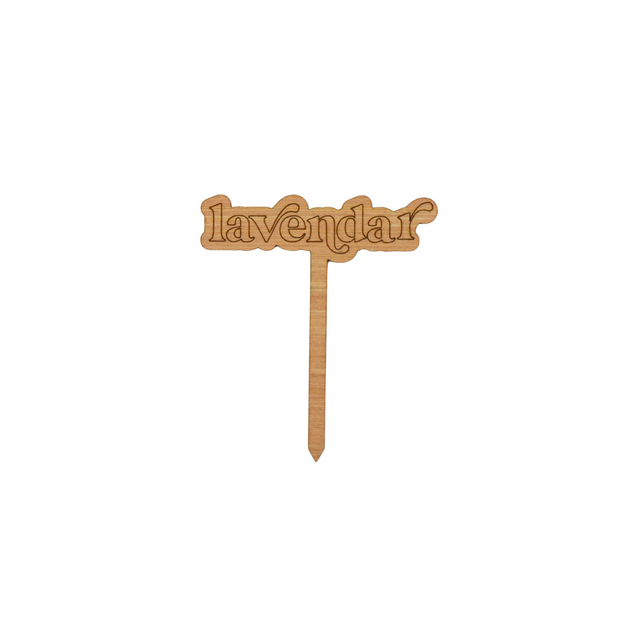 Wooden Garden Markers: Bubble Edition (set of 29)